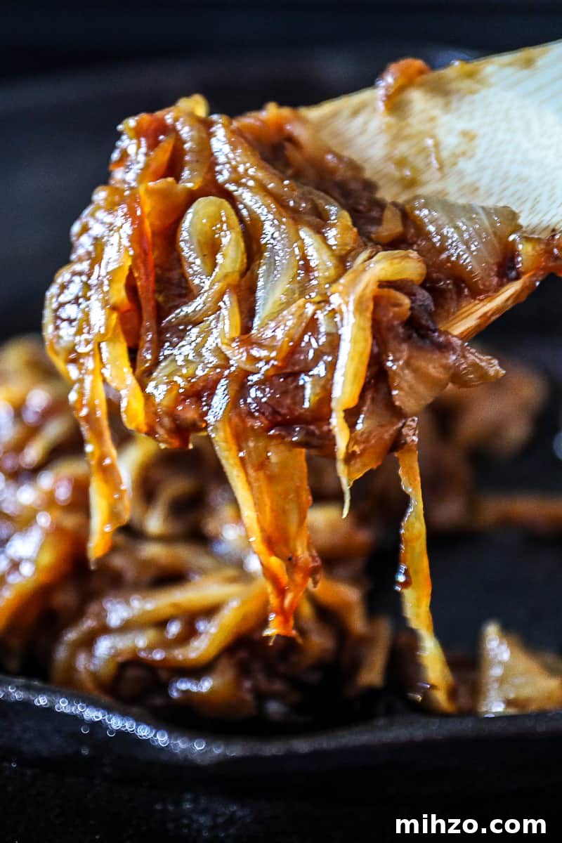 Caramelized Onions Recipe for Steaks, Burgers & Side Dishes 2 Cooked Caramelized Onions