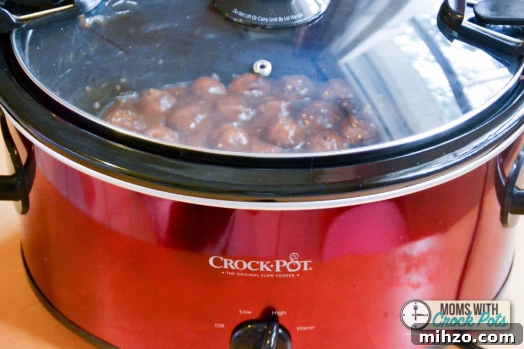 Slow Cooker Salisbury Meatballs Recipe for Tender Comfort Dinner 4 campbells slow cooker-2