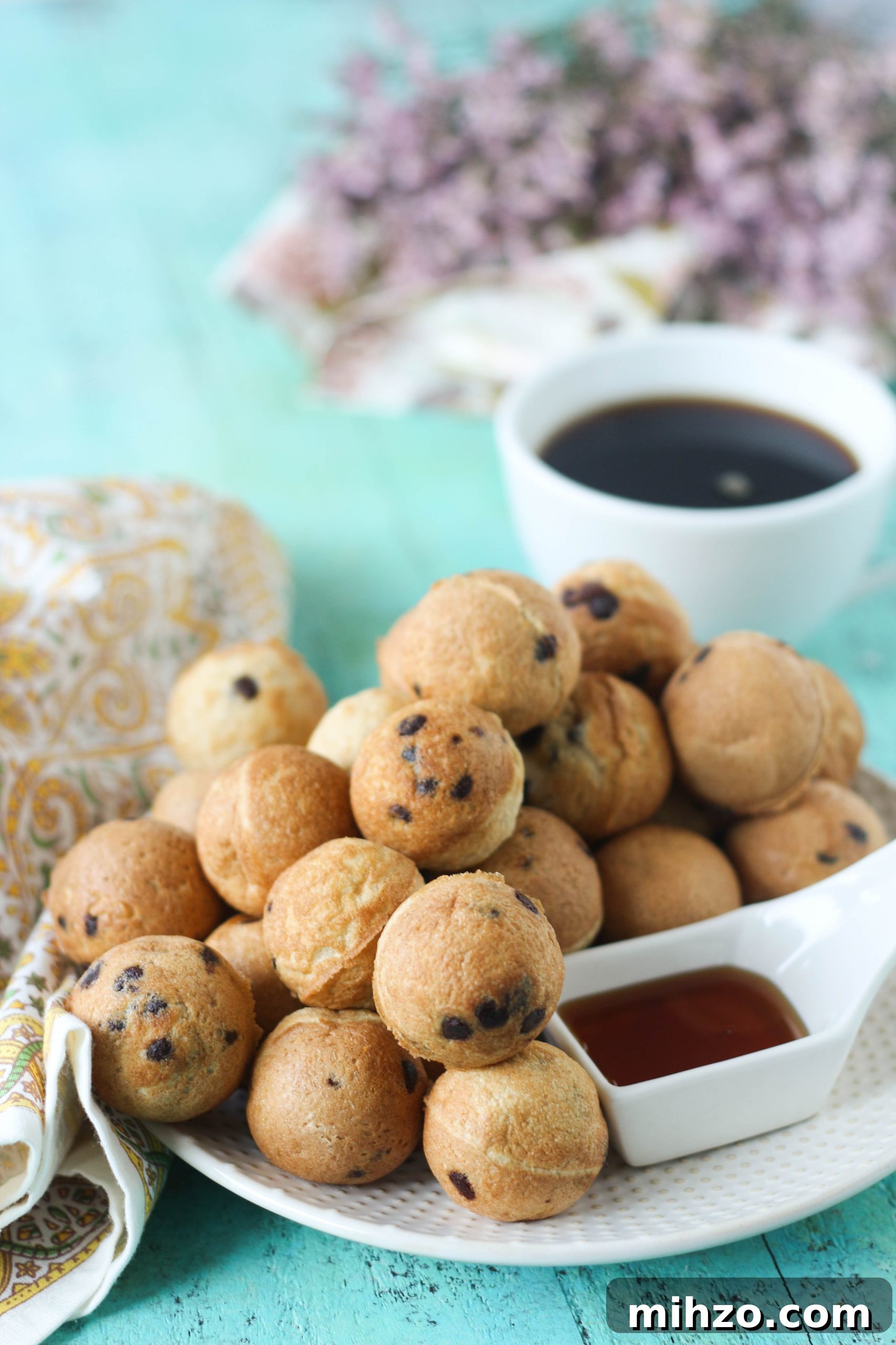 Chocolate Chip Pancake Bites Recipe — Mini Pancakes for Breakfast 2 PaleOMG Chocolate Chip Pancake Bites