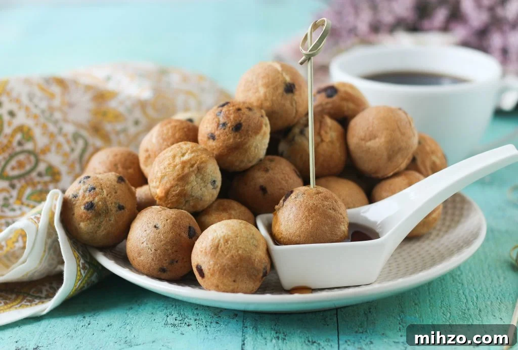 Chocolate Chip Pancake Bites Recipe — Mini Pancakes for Breakfast 6 PaleOMG Chocolate Chip Pancake Bites