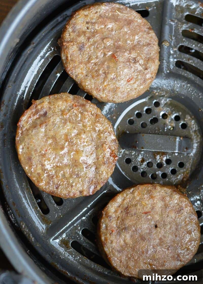 Air Fryer Sausage makes breakfast a breeze!