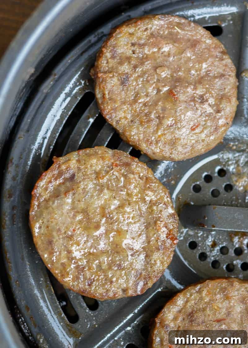 Air Fryer Sausage makes breakfast a breeze!