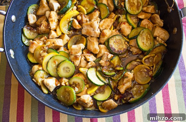 Chicken and Zucchini Stir Fry