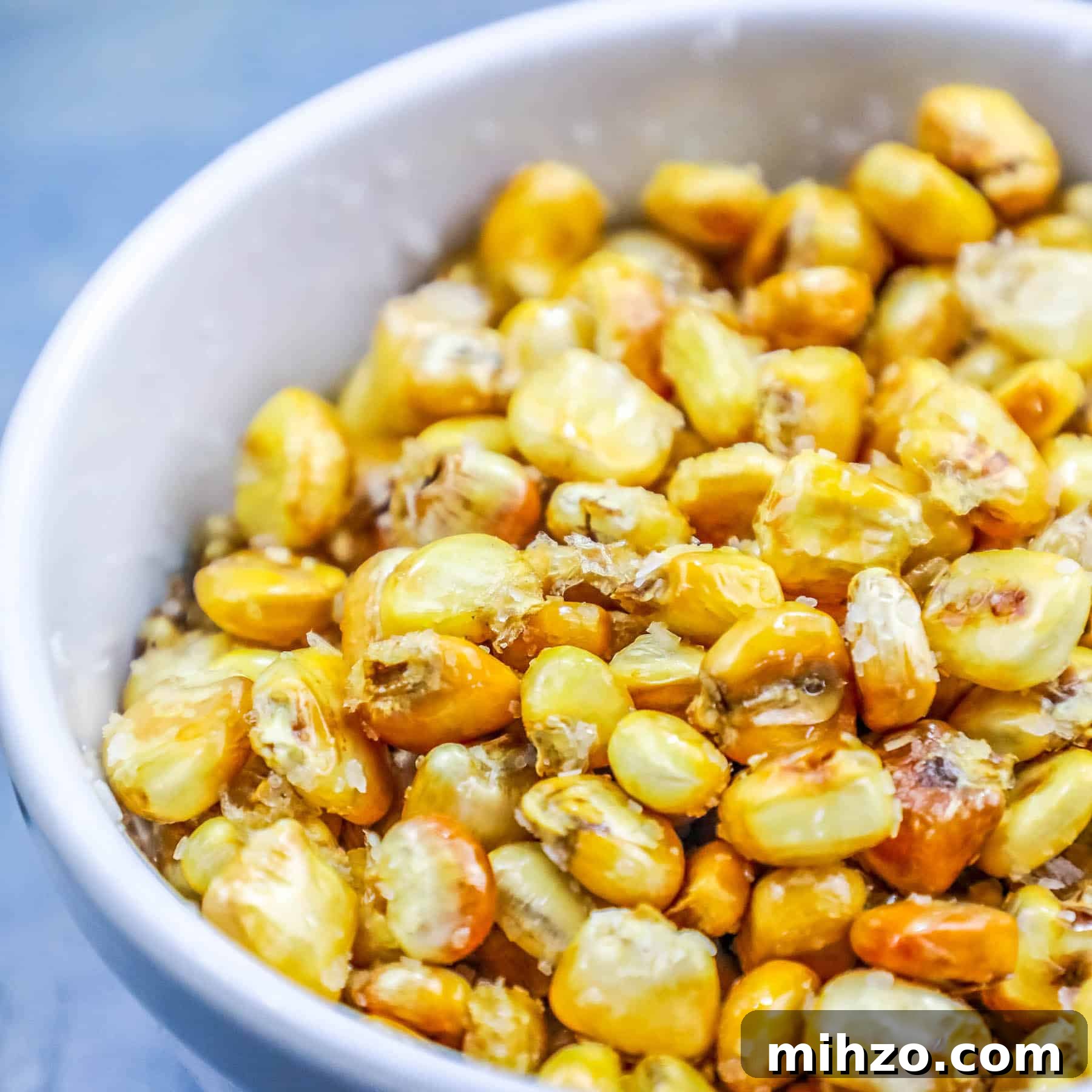 Crispy Homemade Corn Nuts: Fried or Baked Recipes 3 picture of homemade corn nuts in a bowl