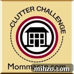 cluttterchallenge Clutter challenge logo for moms and families, encouraging organizing and decluttering efforts.
