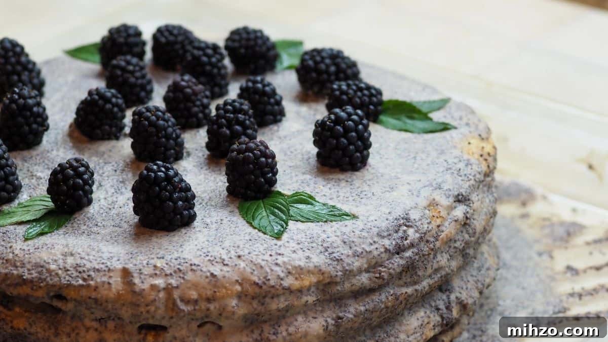Blackberry Sage cake