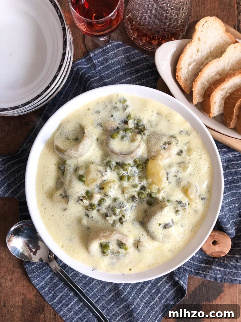 Artichokes and Peas in Classic Egg-Lemon (Avgolemono) Sauce 3 Artichokes and peas in an egg-lemon sauce