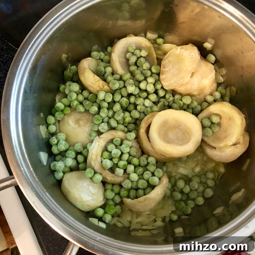 Artichokes and Peas in Classic Egg-Lemon (Avgolemono) Sauce 4 img 24262 3