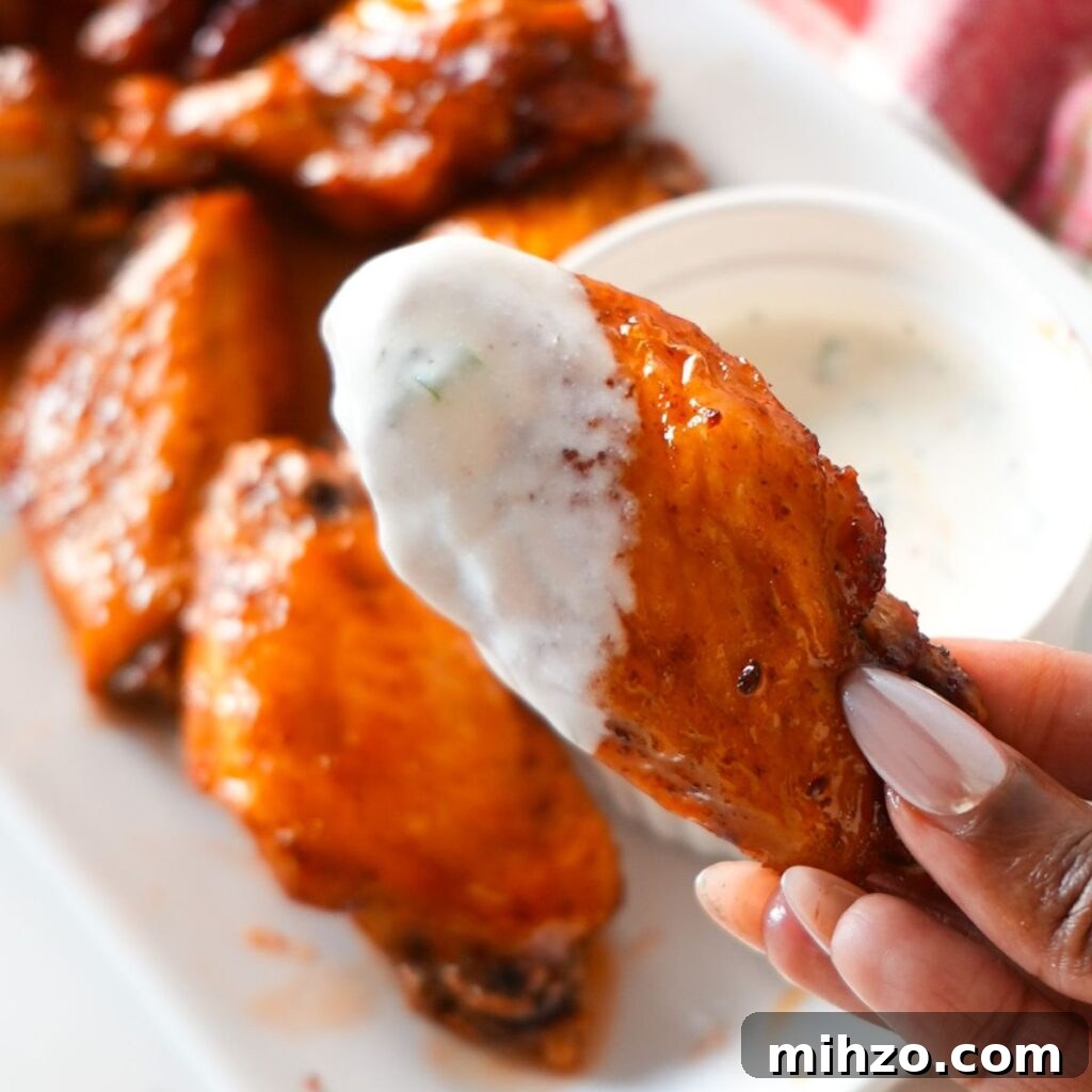 Buttermilk ranch on a wing.