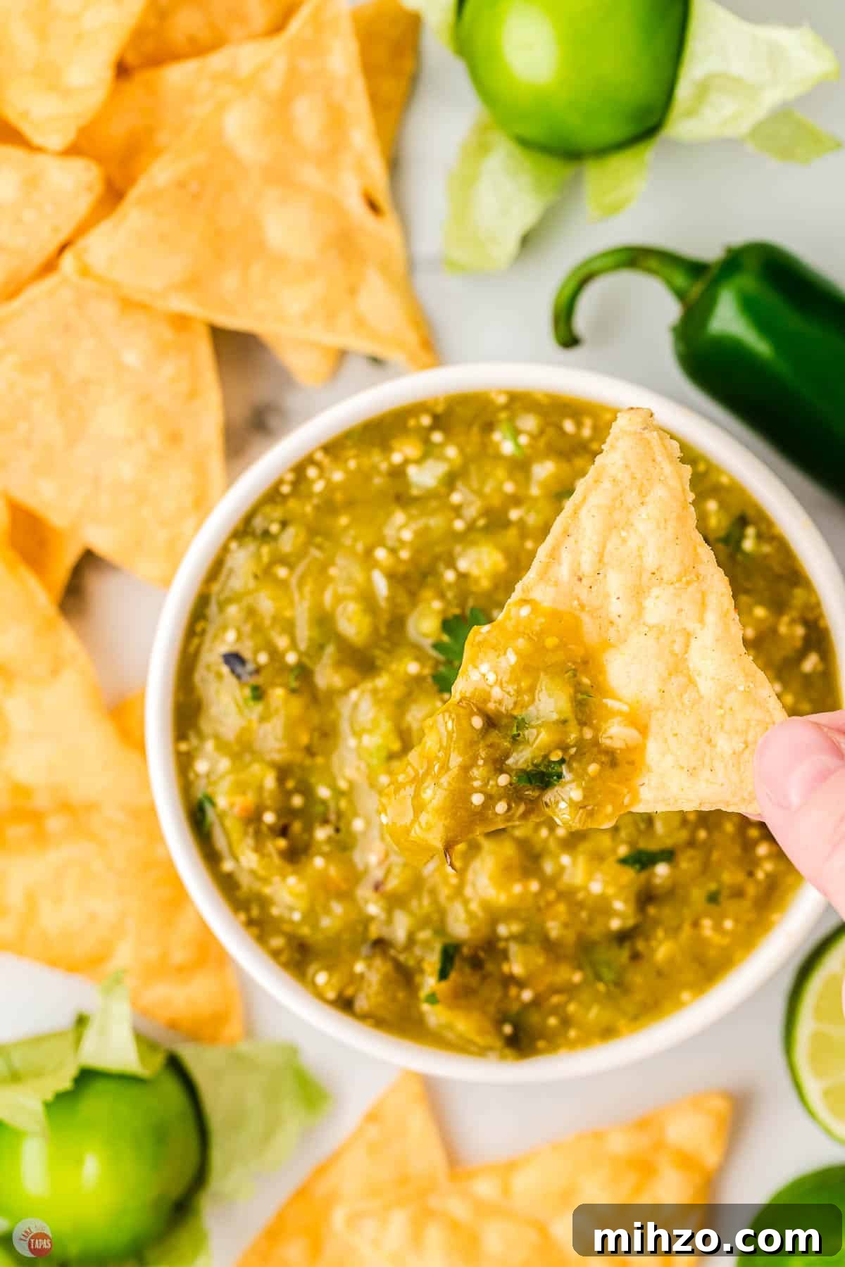 salsa verde is one of my fave suthentic mexican recipes