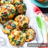 5-Ingredient Breakfast Egg Cups: Quick Protein-Packed Morning Meal 2 Five Ingredient Breakfast Egg Cups from thelittlekitchen.net