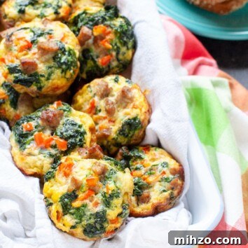 5-Ingredient Breakfast Egg Cups: Quick Protein-Packed Morning Meal 3 Five Ingredient Breakfast Egg Cups from thelittlekitchen.net