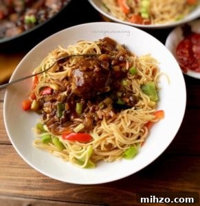 No-Fry Veg Manchurian Gravy (Vegan & Gluten-Free) 2 Easy no fry Veg Manchurian gravy - indo chinese , vegan