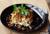 Chicken and Almond Casserole with Creamy Herb Sauce