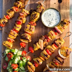 Whole30 Spiced Chicken Skewers Paleo Primal Gourmet Easy Grilled Recipe Summer