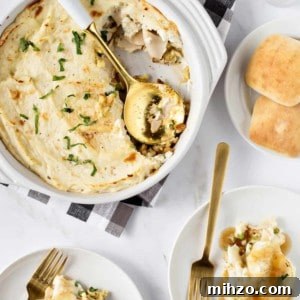 Cheesy Thanksgiving Casserole with Turkey, Stuffing and Veggies 7 Thanksgiving Dinner Casserole is a quick and easy way to enjoy the flavors of Thanksgiving dinner any time of year! Simple and delicious!