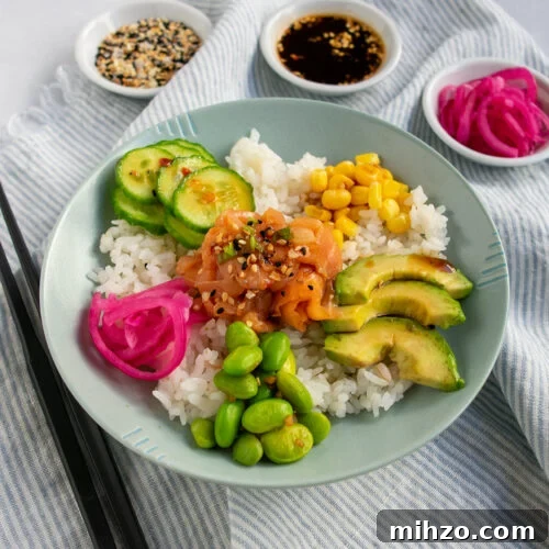 Smoked Salmon Poke Bowl
