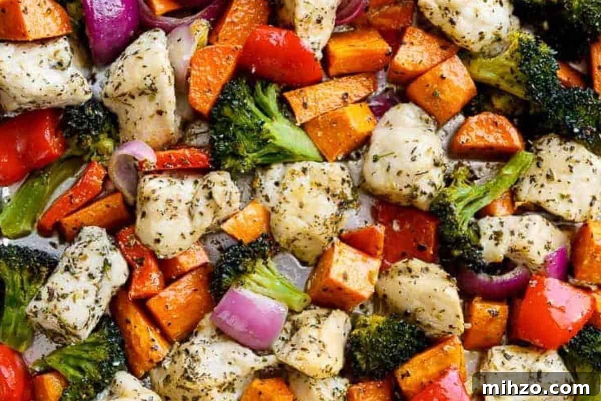 Roasted Chicken with Maple-Glazed Sweet Potatoes 10 Let the Sweet Potato with Chicken rest for a few minutes