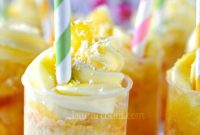 Pina Colada Push Pops: Creamy Tropical Summer Treats
