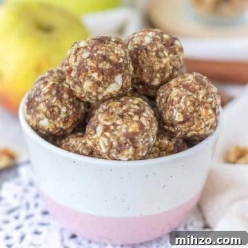 Apple Pie Energy Bites featured image