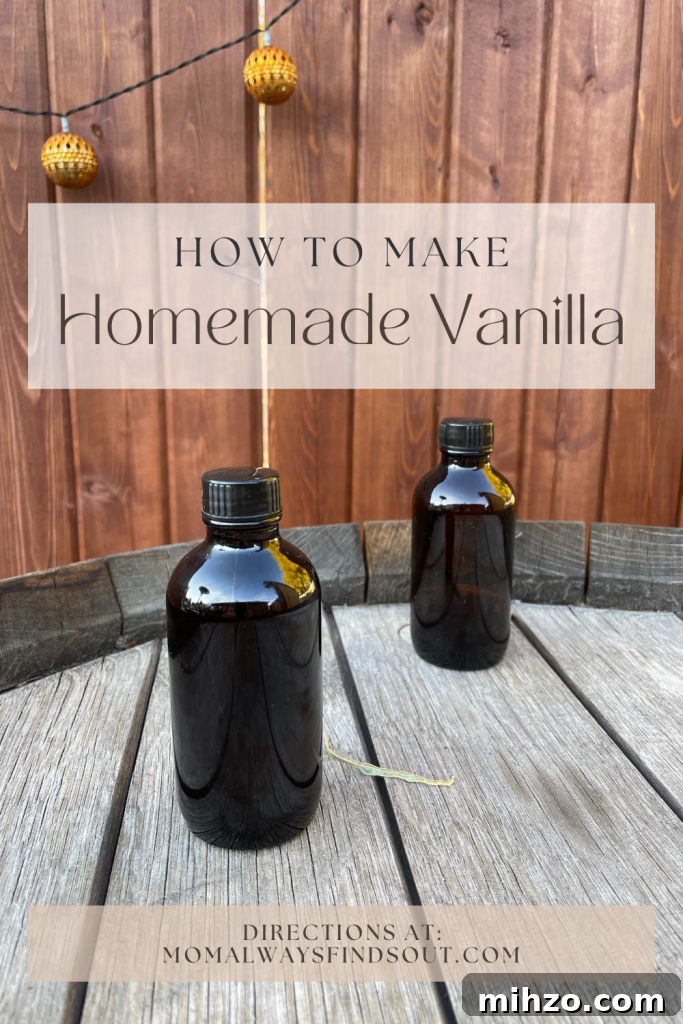Homemade vanilla extract recipe and directions at Mom Always Finds Out @momfindsout