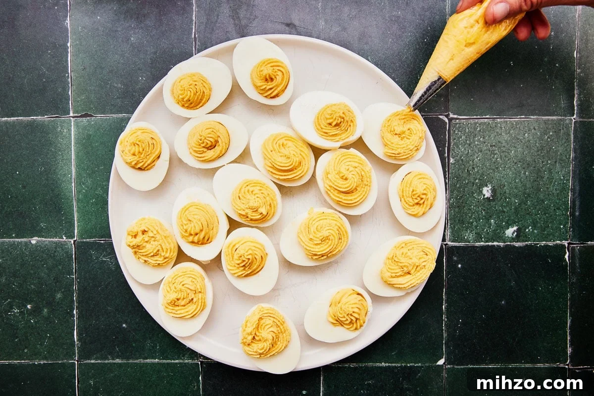 Deviled Eggs with Smoky Paprika Seasoning 5 Variety of deviled egg toppings
