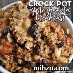 Crock Pot Pancakes: Fluffy Slow Cooker Pancakes Recipe 7 Crock Pot Apple Granola Breakfast
