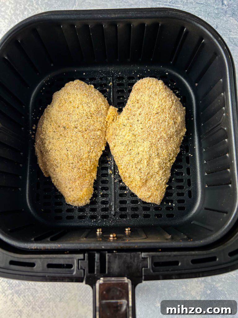 Lemon Garlic Chicken Pasta with Creamy Parmesan Sauce 6 parmesan crusted chicken in air fryer