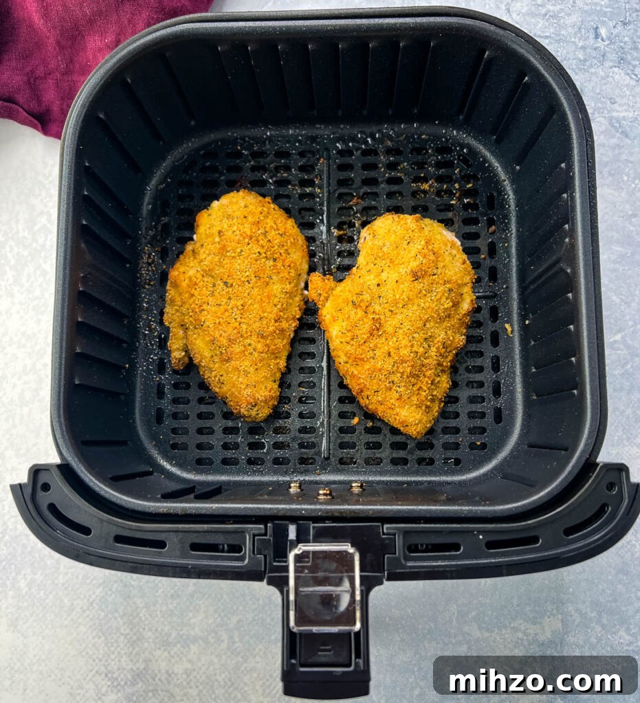 Lemon Garlic Chicken Pasta with Creamy Parmesan Sauce 7 parmesan crusted chicken in air fryer