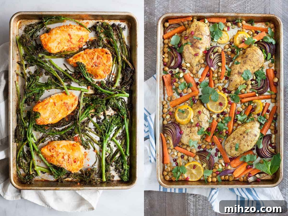 Kristen from Bourbon and Honey on Meal Prep and Food Blogging 2 Roasted Harissa Chicken and Sheet Pan Moroccan Spiced Chicken