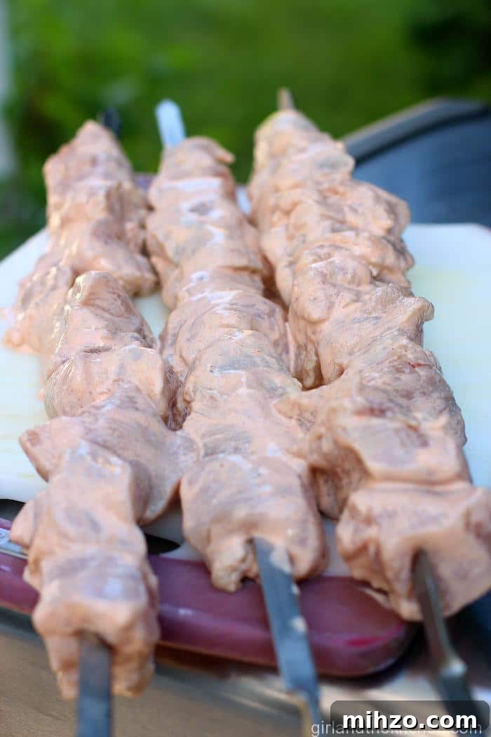Persian Chicken Kebab Recipe: Juicy Saffron & Yogurt Marinade 7 A delicious and healthy yogurt marinated chicken kebab that comes together quickly and effortlessly, ideal for your summer BBQ and outings!