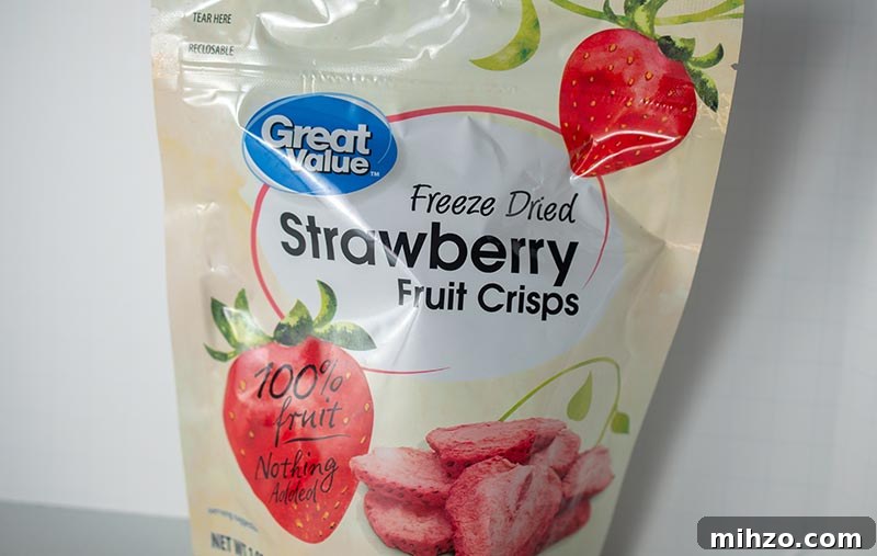 Freeze Dried Strawberry Crisps