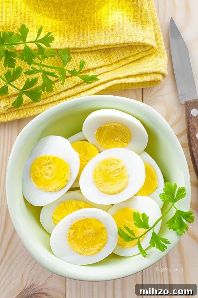 Perfect hard boiled eggs Learn how to cook PERFECT HARD BOILED EGGS every time at TidyMom.net