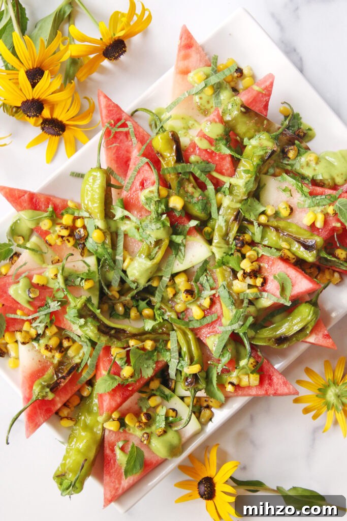 65 Plant-Based Recipes to Try for Veganuary and Year-Round Meals 3 Vegan Watermelon Nachos with Avocado Sauce