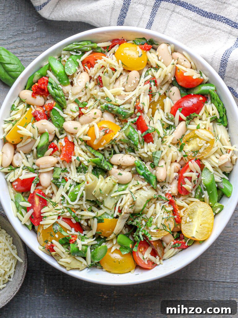 65 Plant-Based Recipes to Try for Veganuary and Year-Round Meals 22 Orzo Asparagus Salad