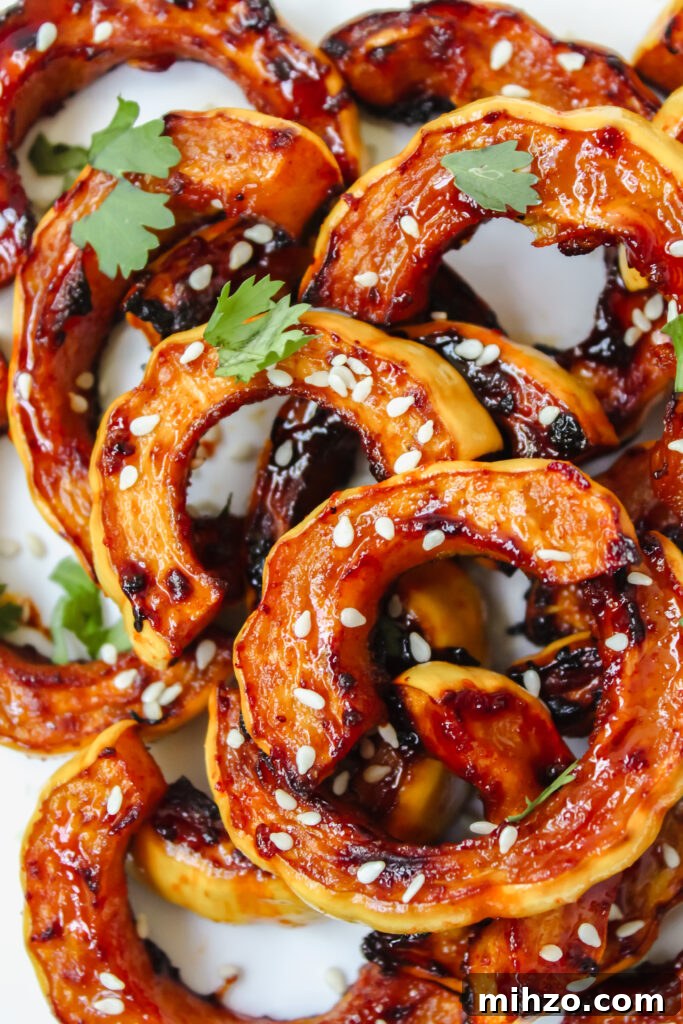 65 Plant-Based Recipes to Try for Veganuary and Year-Round Meals 27 Maple Gochujang Roasted Delicata Squash