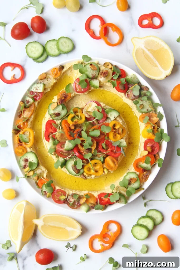65 Plant-Based Recipes to Try for Veganuary and Year-Round Meals 4 Loaded Lemon Greek Salad Hummus