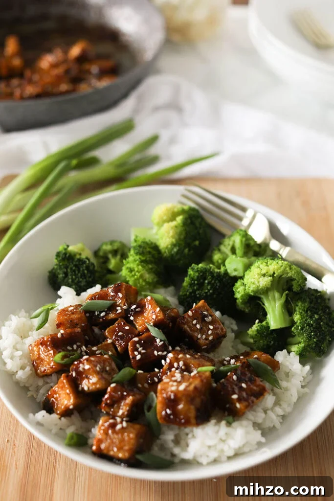 65 Plant-Based Recipes to Try for Veganuary and Year-Round Meals 37 Sticky Vegan Honey Butter Garlic Tofu