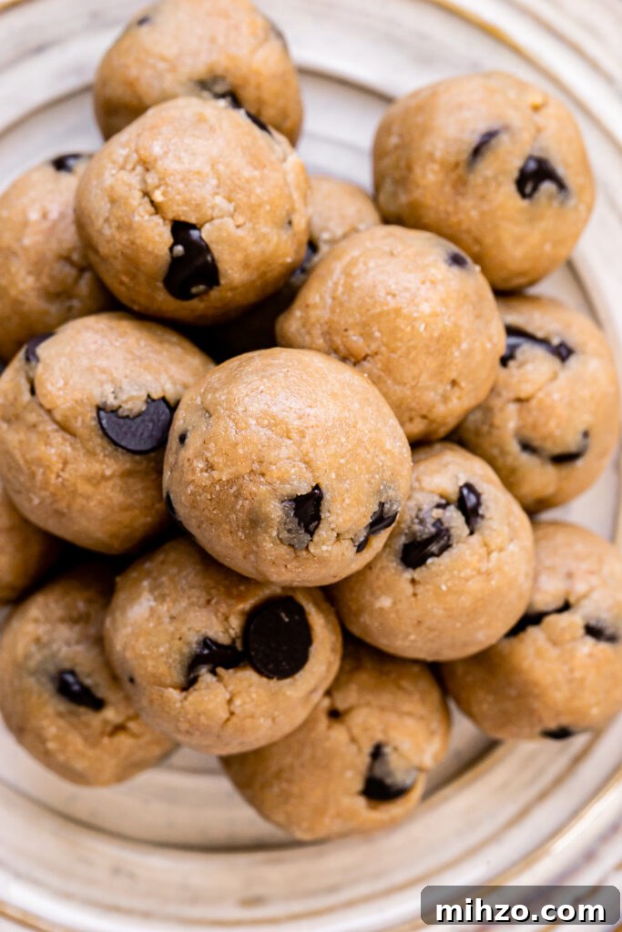 65 Plant-Based Recipes to Try for Veganuary and Year-Round Meals 57 Almond Flour Chocolate Chip Cookie Dough Bites