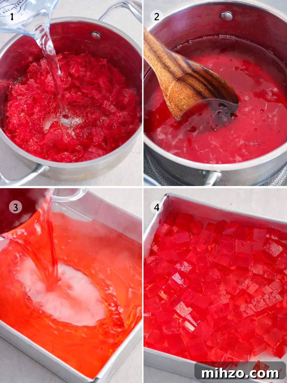 Buko Salad Drink Recipe: Refreshing Filipino Coconut Cooler 4 making gulaman using agar-agar bars.