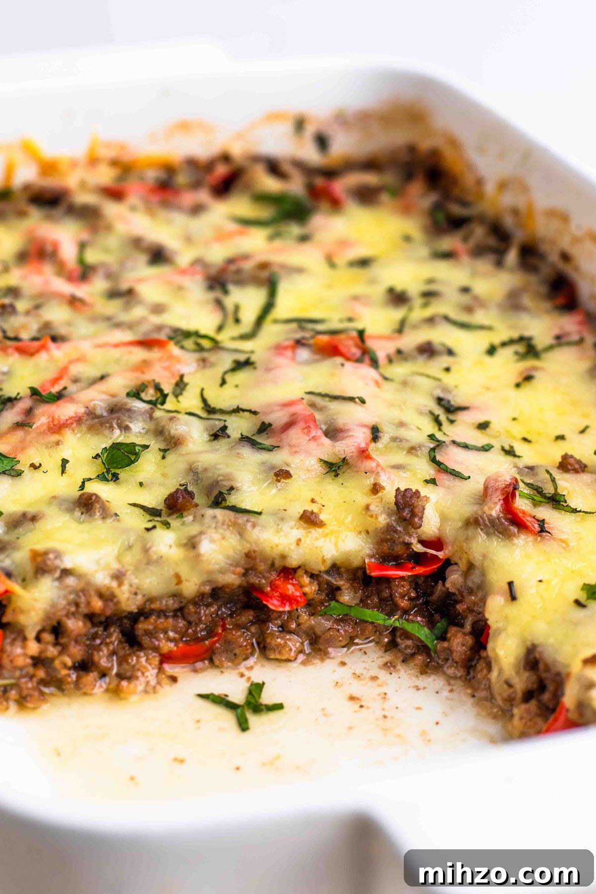 Keto Philly Cheesesteak Casserole with Melty Cheddar 11 img 45612 11