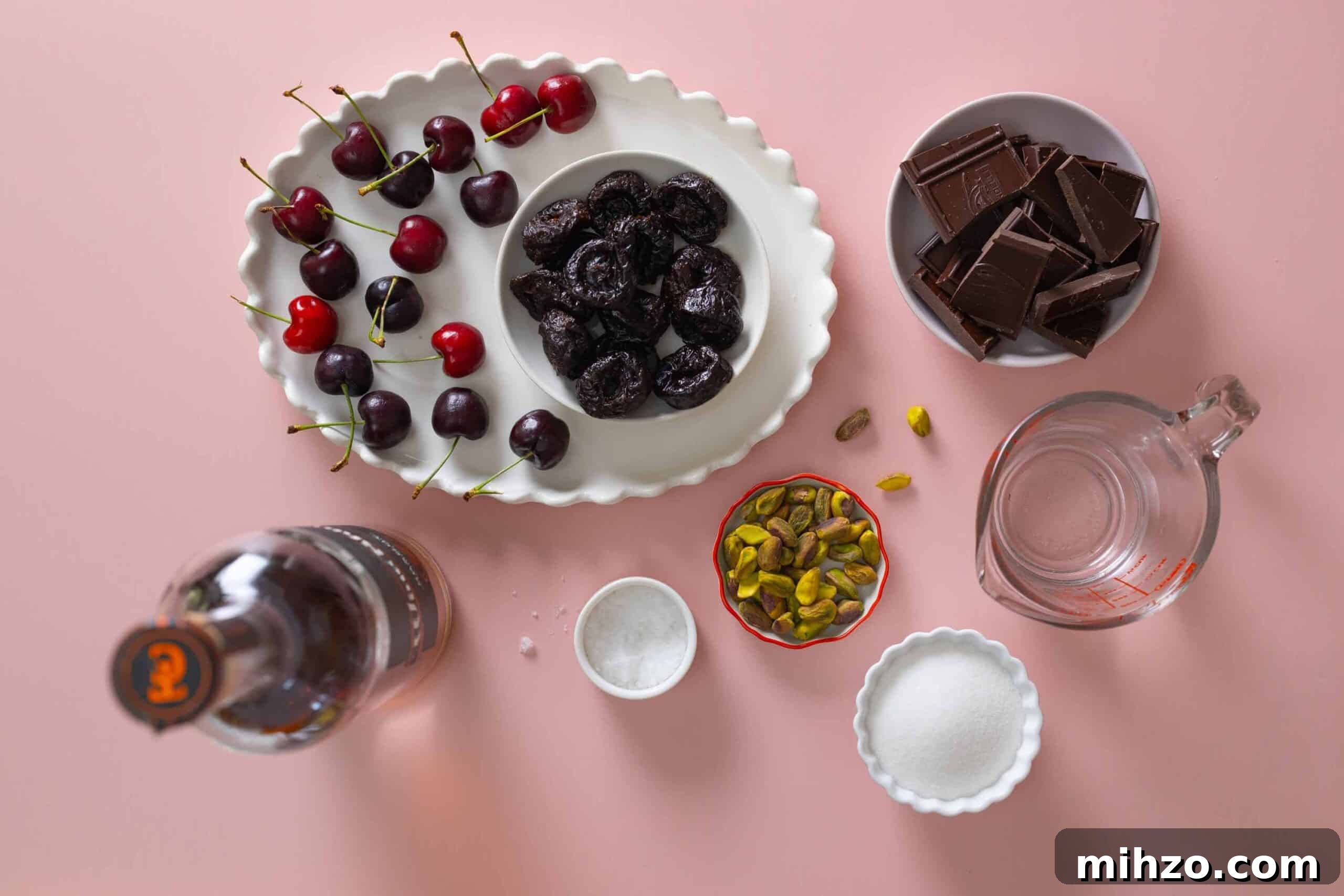 Chocolate Prune Cherry Bomb ingredients