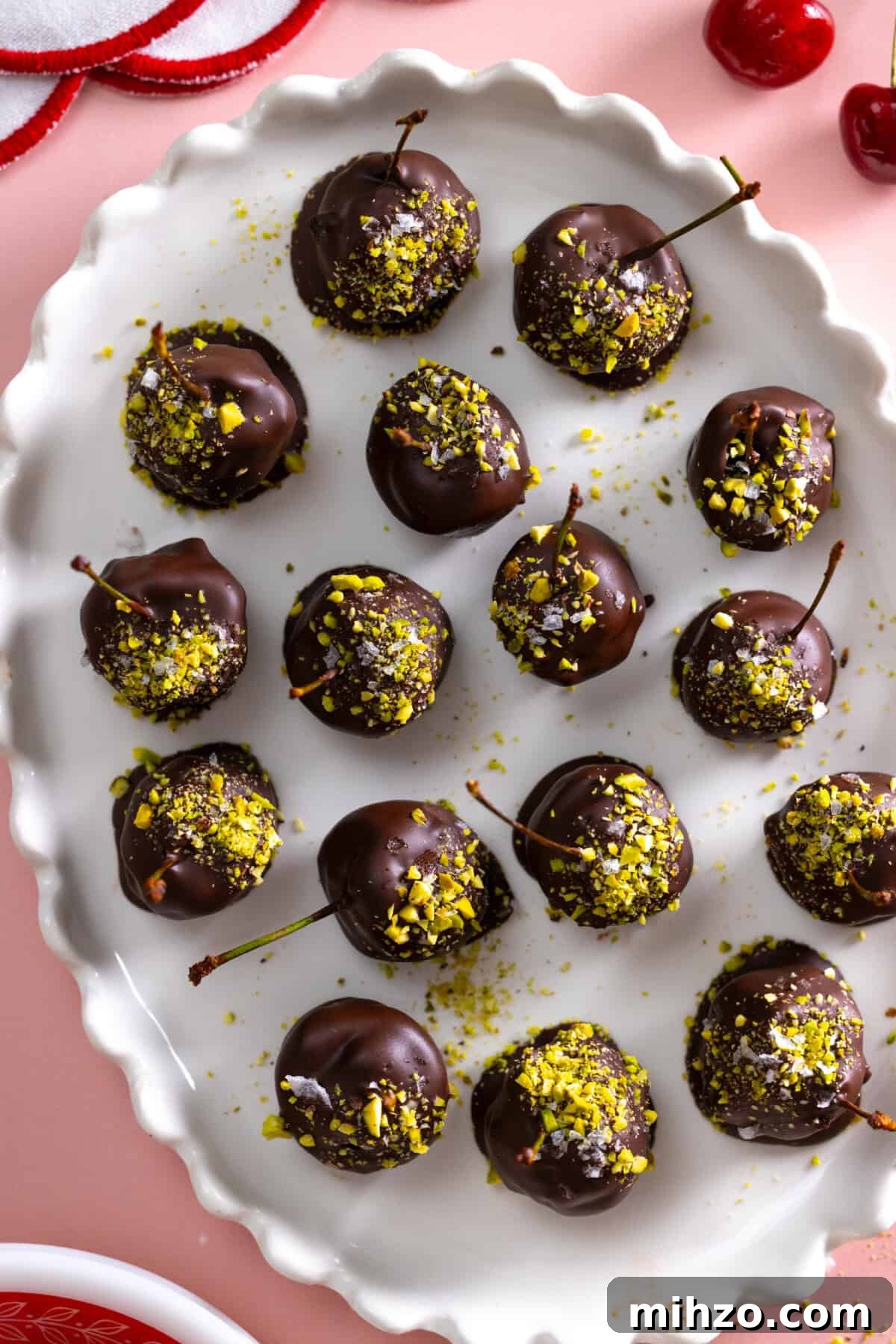 Chocolate Prune Cherry Bombs