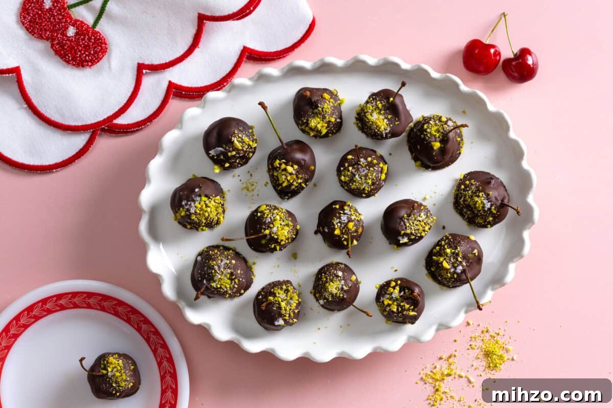 Chocolate Prune Cherry Bombs