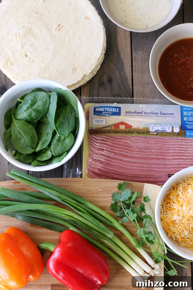 Gluten-Free Bacon Ranch Quesadillas Recipe for Crispy Flavor 3 Gluten-free Turkey Bacon Ranch Quesadillas