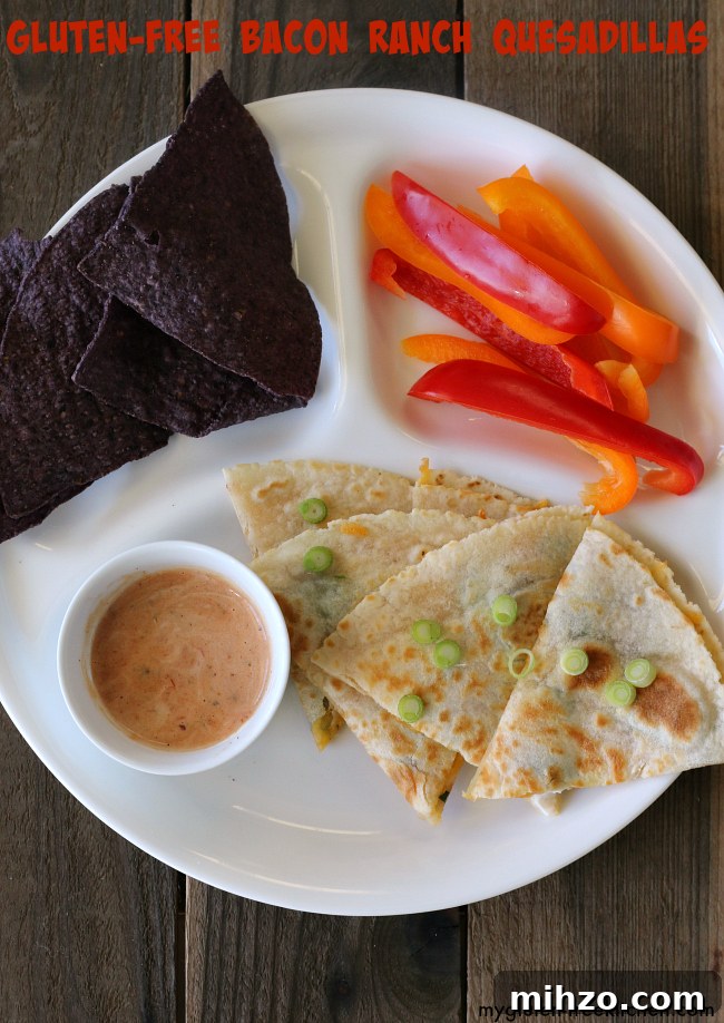 Gluten-Free Bacon Ranch Quesadillas Recipe for Crispy Flavor 5 Gluten-free Bacon Ranch Quesadillas lunch for kids