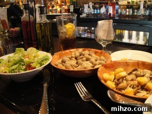 Peanuts and Salad