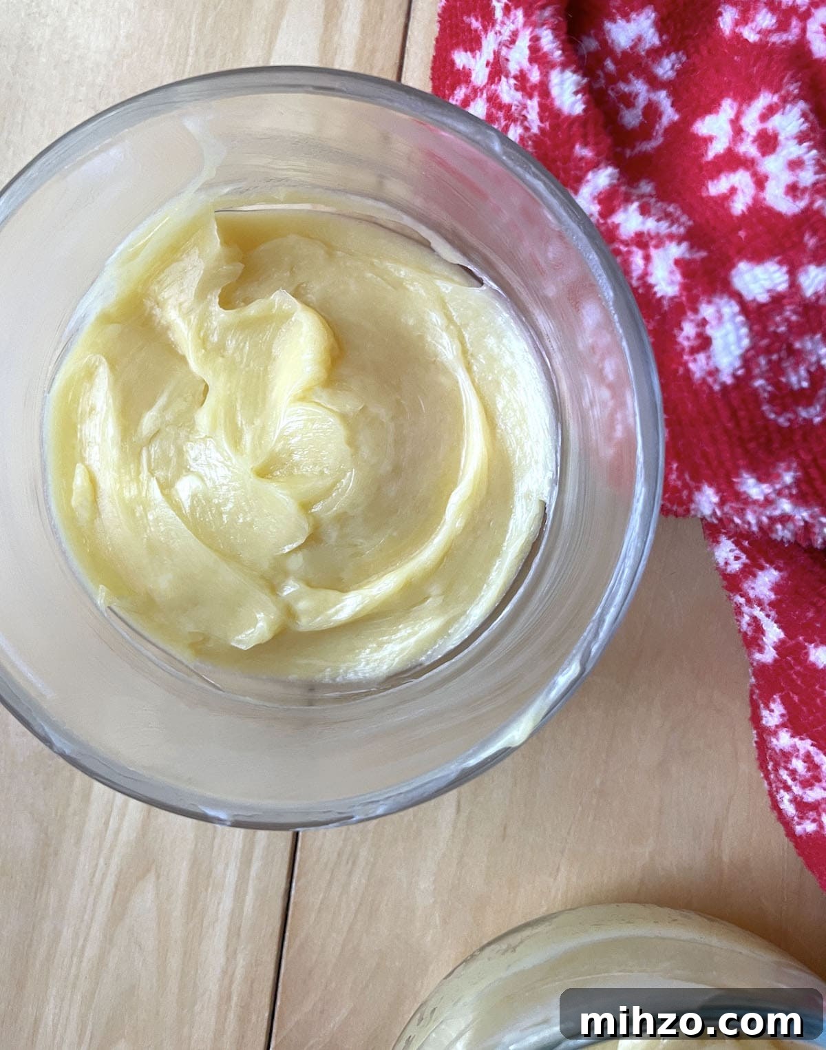 Whipped Honey Butter Recipe: Smooth, Spreadable & Quick 10 A small bowl of honey butter ready to be stored in the fridge.