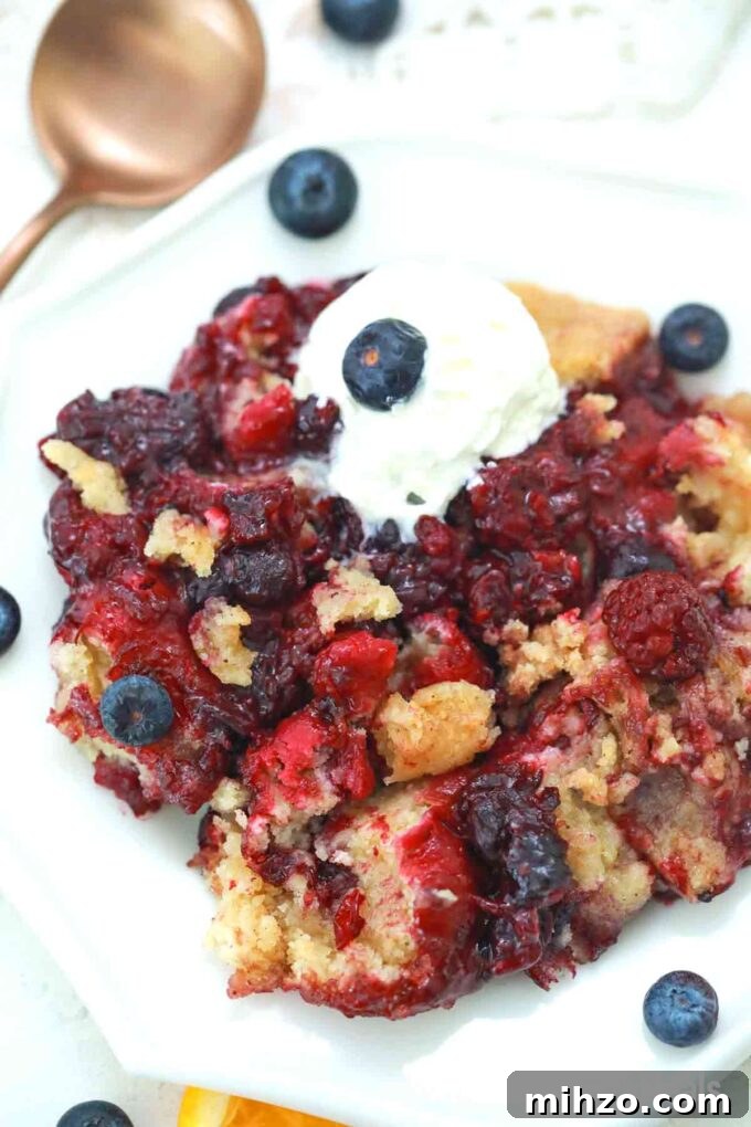 Quick Instant Pot Berry Cobbler Recipe for Juicy Summer Desserts 5 instant pot berry cobbler