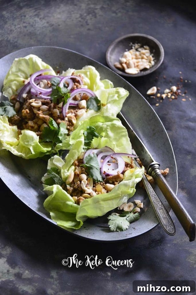 25 Nourishing Keto Recipes for Everyday Meal Planning 14 Thai Turkey Lettuce Wraps
